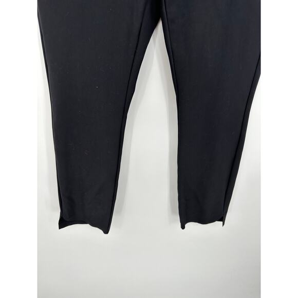 Athleta Pants Womens Medium Black Stellar Cropped Leggings Zipper Pockets - Picture 3 of 10